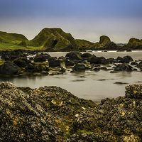 Buy canvas prints of Ballintoy Antrim Coast Northern Ireland by Chris Curry