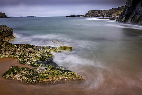 Atlantic Sea View Ballintoy Northern Ireland Picture Board by Chris Curry