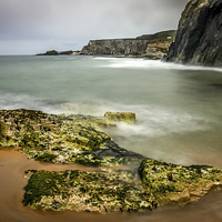 Buy canvas prints of  Altantic View Ballintoy Antrim Coast, N.Ireland by Chris Curry