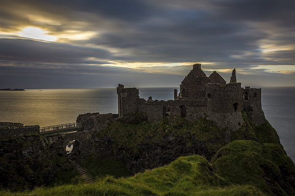  Sea View Dunluce Castle Antrim, Ireland Picture Board by Chris Curry