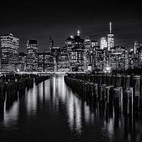 Buy canvas prints of Darkness In New York City by Chris Curry