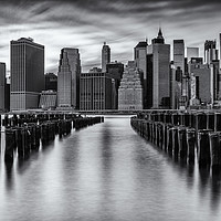 Buy canvas prints of A New York Minute - Manhattan NYC Skyline by Chris Curry