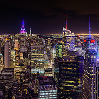 Buy canvas prints of Empire State Building & New York Skyscapers by Chris Curry