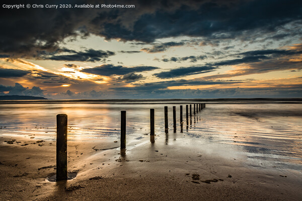 Portstewart Strand Sunset Northern Ireland  Picture Board by Chris Curry