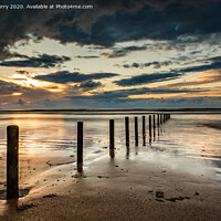 Buy canvas prints of Portstewart Strand Sunset Northern Ireland  by Chris Curry