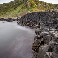 Buy canvas prints of Giants Causeway County Antrim Northern Ireland Lan by Chris Curry