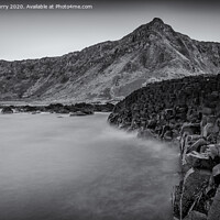 Buy canvas prints of The Giants Causeway Black and White Northern Ireland Landscapes by Chris Curry