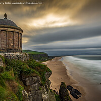 Buy canvas prints of Mussenden Temple Downhill Beach County Derry Londonderry Northern Ireland Landscape by Chris Curry