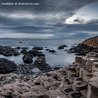 Buy canvas prints of Giants Causeway Panoramic County Antrim Northern Ireland by Chris Curry