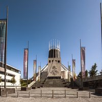 Buy canvas prints of Catholic Cathedral, Liverpool by Dave Wood