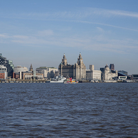 Buy canvas prints of  Liverpool Waterfront and Architecture by Dave Wood