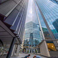 Buy canvas prints of City of London Architecture by Dave Wood