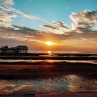 Buy canvas prints of North Pier Sunset by Ian Pettman