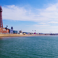 Buy canvas prints of Sunny Day at Blackpool by Ian Pettman