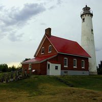 Buy canvas prints of Tawas Point Lighthouse by Ian Pettman