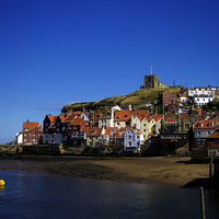 Buy canvas prints of  Whitby South Cliff by Ian Pettman