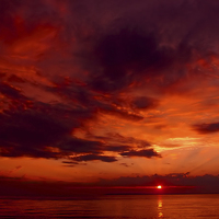 Buy canvas prints of Port Onieda Sunset by Ian Pettman