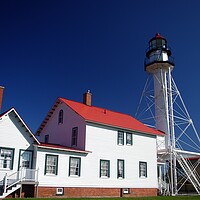 Buy canvas prints of Whitefish Point Lighthouse by Ian Pettman