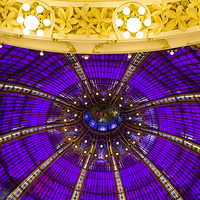 Buy canvas prints of Dome of the Galeries Lafayettes by Iryna Vlasenko