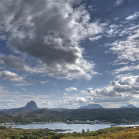 Buy canvas prints of  Lochinver Bay, Sutherland, Scotland. by ALBA PHOTOGRAPHY
