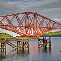 Buy canvas prints of Forth Rail Bridge, South Queensferry. by ALBA PHOTOGRAPHY