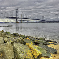 Buy canvas prints of The Forth Road Bridge, South Queensferry, Scotland by ALBA PHOTOGRAPHY