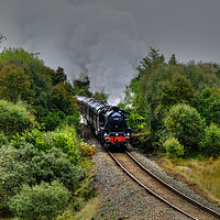 Buy canvas prints of The Jacobite Steam Train. by ALBA PHOTOGRAPHY