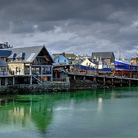 Buy canvas prints of Mallaig Boatyard, Scotland. by ALBA PHOTOGRAPHY