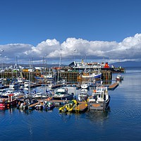 Buy canvas prints of Mallaig Harbour, North West Scotland by ALBA PHOTOGRAPHY