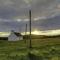 Buy canvas prints of Clachtoll Salmon Bothy, Sutherland, Scotland by ALBA PHOTOGRAPHY