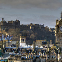 Buy canvas prints of Edinburgh Castle, Scotland by ALBA PHOTOGRAPHY