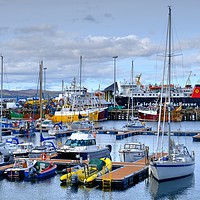 Buy canvas prints of Mallaig Harbour, North West Scotland by ALBA PHOTOGRAPHY