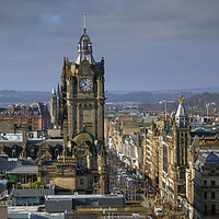 Buy canvas prints of Edinburgh City Centre, Scotland. by ALBA PHOTOGRAPHY