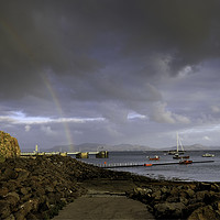 Buy canvas prints of Isle of Muck Harbour, Small Isles, Scotland by ALBA PHOTOGRAPHY