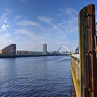 Buy canvas prints of The River Clyde, Glasgow, Scotland. by ALBA PHOTOGRAPHY