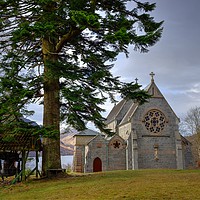 Buy canvas prints of Catholic Church of St Mary & St Finnan, Glenfinnan by ALBA PHOTOGRAPHY