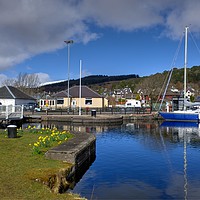 Buy canvas prints of Caledonian Canal, Corpach, Scotland by ALBA PHOTOGRAPHY