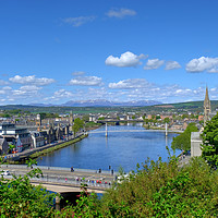 Buy canvas prints of River Ness, Inverness, Scotland. by ALBA PHOTOGRAPHY