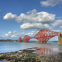 Buy canvas prints of Forth Bridge, South Queensferry, Scotland. by ALBA PHOTOGRAPHY