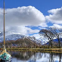 Buy canvas prints of Caledonian Canal, Corpach, Scotland by ALBA PHOTOGRAPHY