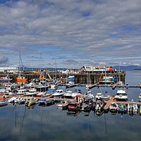 Buy canvas prints of Mallaig Harbour, North West Scotland. by ALBA PHOTOGRAPHY