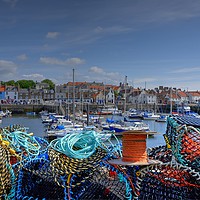 Buy canvas prints of Anstruther Fishing Harbour, Fife, Scotland by ALBA PHOTOGRAPHY