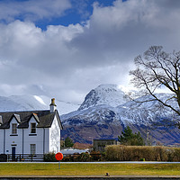 Buy canvas prints of Keeper's Cottage, Corpach, Scotland by ALBA PHOTOGRAPHY