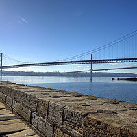 Buy canvas prints of The Forth Road Bridge, South Queensferry, Scotland by ALBA PHOTOGRAPHY