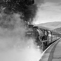 Buy canvas prints of The Jacobite Steam Train, Fort William, Scotland by ALBA PHOTOGRAPHY