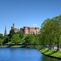Buy canvas prints of Inverness Castle, Scotland.  by ALBA PHOTOGRAPHY