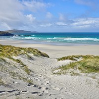 Buy canvas prints of Traigh Eais, Isle of Barra, Outer Hebrides. by ALBA PHOTOGRAPHY