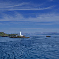 Buy canvas prints of Eilean Musdile Lighthouse, Isle of Mull, Scotland. by ALBA PHOTOGRAPHY
