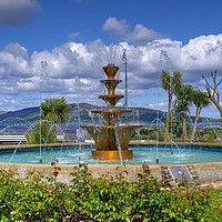 Buy canvas prints of Rothesay Fountain, Isle of Bute, Scotland by ALBA PHOTOGRAPHY