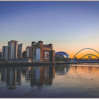 Buy canvas prints of  Toon Sunset by Rob Seales